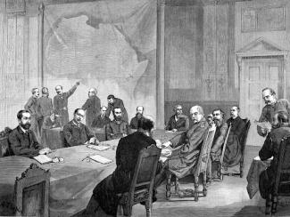 Illustration of Berlin Conference in 1884