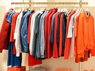 Clothes on clothing line