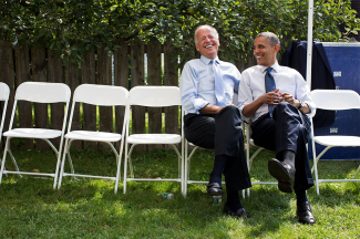 Joe Biden and Barak Obama
