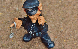 Police toy figurine