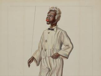 Bertha Semple puppet