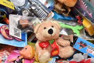 Pile of children's toys