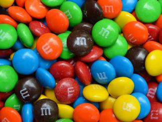 pile of m and m's