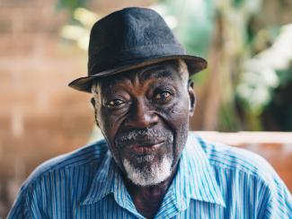 elderly black man 