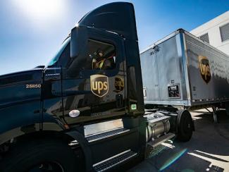 ups delivery truck
