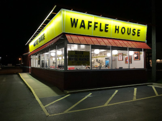 outside of a waffle house