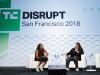 Fireside chat on Tech Crunch stage