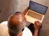 Man on laptop computer