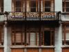 A building in Brussels, Belgium with La Presse Socialiste Cooperative on the balconies
