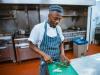 Chef preparing food