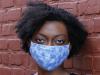 Woman wearing face mask
