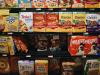 grocery store aisle of cereal