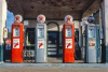 vintage gas pumps