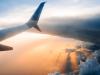 airplane in the sky